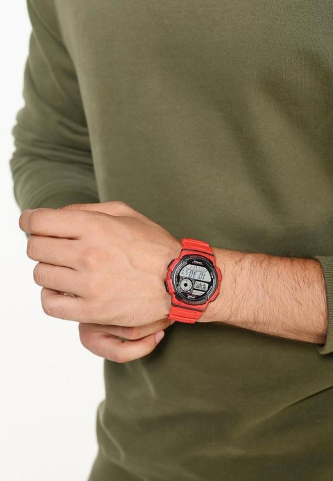 ZEGAREK MĘSKI CASIO AE-1000W 4AV (zd073c) - WORLD TIME + BOX ZEGAREK MĘSKI CASIO AE-1000W 4AV (zd073c) - WORLD TIME + BOX