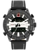 ZEGAREK MĘSKI NAVIFORCE - NF9114 (zn046a) - black/silver ZEGAREK MĘSKI NAVIFORCE - NF9114 (zn046a) - black/silver