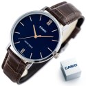 ZEGAREK MĘSKI CASIO MTP-VT01L-2B + BOX ZEGAREK MĘSKI CASIO MTP-VT01L-2B + BOX