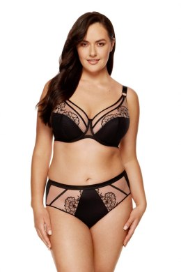 Biustonosz Soft Biustonosz Semi-Soft Model Kala B3 Black/Beige - Gorteks - 80G