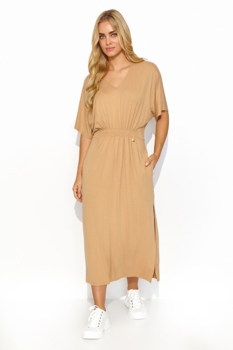 Sukienka Model M822 Beige - Makadamia - 36 Sukienka Model M822 Beige - Makadamia - 36