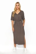 Sukienka Model M822 Brown - Makadamia - 36 Sukienka Model M822 Brown - Makadamia - 36