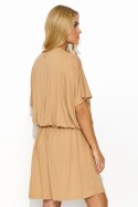 Sukienka Model M827 Beige - Makadamia - uniwersalny Sukienka Model M827 Beige - Makadamia - uniwersalny