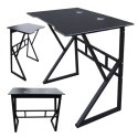 Biurko komputerowe czarne, gamingowe 100 x 60 cm STL20CZ Biurko komputerowe czarne, gamingowe 100 x 60 cm STL20CZ