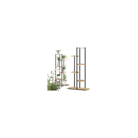 Blumenständer, Regal, Blumenständer 113x60x20cm hellbraun SZ16JBR Blumenständer, Regal, Blumenständer 113x60x20cm hellbraun SZ16JBR