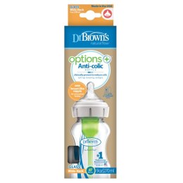Butelka szklana 270ml szeroka options DR BROWNS