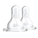 Smoczki 3 standard silicon 2 szt 6m+ DR BROWNS Smoczki 3 standard silicon 2 szt 6m+ DR BROWNS