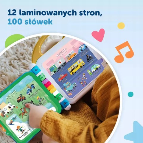 Wielki słownik pojazdów z rodziną Treflików polsko - angielski Vtech 61799 Wielki słownik pojazdów z rodziną Treflików polsko - angielski Vtech 61799