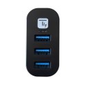 Hub USB TECHLY IUSB3-HUB3-ROTB Hub USB TECHLY IUSB3-HUB3-ROTB