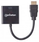MANHATTAN HDMI - VGA 0.3m /s1x HDMI (wtyk) 1x VGA (gniazdo) MANHATTAN HDMI - VGA 0.3m /s1x HDMI (wtyk) 1x VGA (gniazdo)