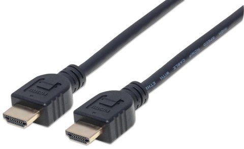 MANHATTAN HDMI (męski) - HDMI (męski) 5 m 5m /s1x HDMI (wtyk) 1x HDMI (wtyk) MANHATTAN HDMI (męski) - HDMI (męski) 5 m 5m /s1x HDMI (wtyk) 1x HDMI (wtyk)