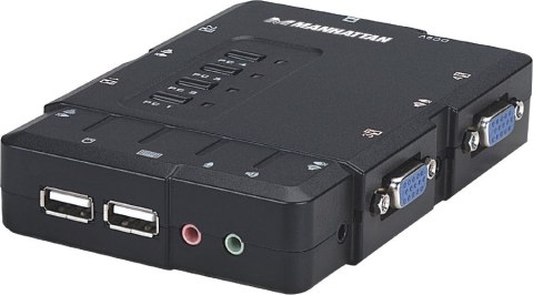 Przełącznik KVM MANHATTAN 4-Port KVM Switch 151269 Przełącznik KVM MANHATTAN 4-Port KVM Switch 151269