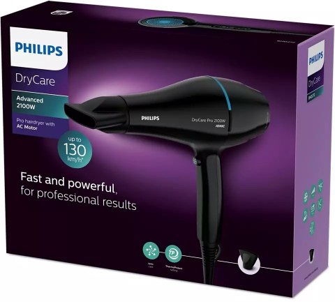 Suszarka do włosów PHILIPS BHD272/00 (2100W /Czarny ) Suszarka do włosów PHILIPS BHD272/00 (2100W /Czarny )