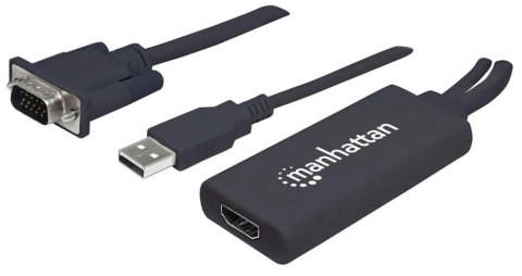 Adapter MANHATTAN 152426 USB - VGA - HDMI Adapter MANHATTAN 152426 USB - VGA - HDMI