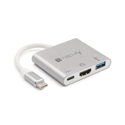 Adapter TECHLY IADAP USB31-HDMIPTY USB-C - HDMI/USB-A/USB-C Adapter TECHLY IADAP USB31-HDMIPTY USB-C - HDMI/USB-A/USB-C