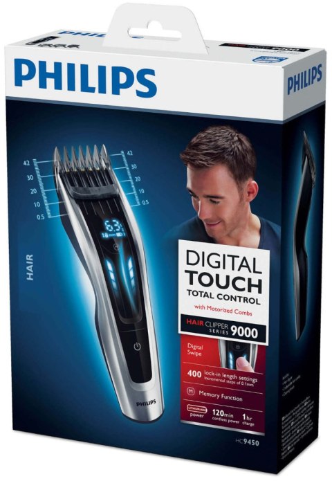 PHILIPS HC 9450/15 Srebrny PHILIPS HC 9450/15 Srebrny