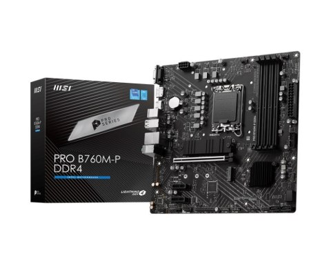 Płyta główna MSI PRO B760M-P DDR4 (Socket 1700 /micro ATX) Płyta główna MSI PRO B760M-P DDR4 (Socket 1700 /micro ATX)