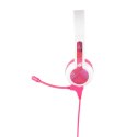 Słuchawki z Mikrofonem dla Dzieci 3+ 85dB StudyBuddy Pink Słuchawki z Mikrofonem dla Dzieci 3+ 85dB StudyBuddy Pink
