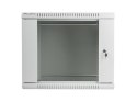 Szafa instalacyjna wisząca 19'' 9U 600X600mm szara (drzwi szklane) Szafa instalacyjna wisząca 19'' 9U 600X600mm szara (drzwi szklane)