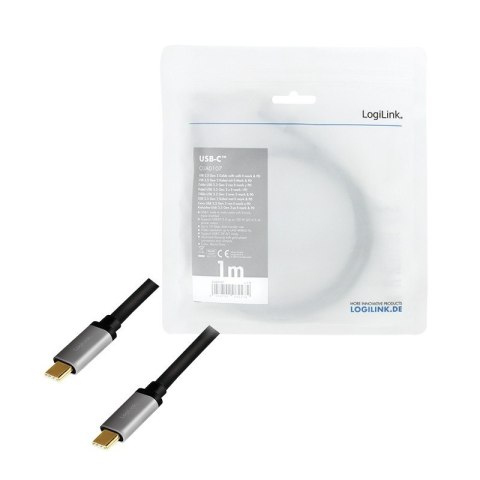 Kabel USB LOGILINK USB typ C (wtyk) 1 Kabel USB LOGILINK USB typ C (wtyk) 1