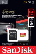 Karta pamięci SANDISK 64 GB Adapter microSD do SD Karta pamięci SANDISK 64 GB Adapter microSD do SD