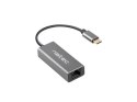 Karta sieciowa przewodowa NATEC Karta sieciowa Cricket USB-C 3.1 - RJ-45 1Gb na kablu NNC-1925 Karta sieciowa przewodowa NATEC Karta sieciowa Cricket USB-C 3.1 - RJ-45 1Gb na kablu NNC-1925