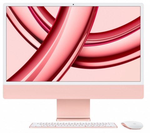 Komputer All-in-One APPLE iMac 24 (24"/M3/8GB/SSD256GB/Różowo-biały) Komputer All-in-One APPLE iMac 24 (24"/M3/8GB/SSD256GB/Różowo-biały)