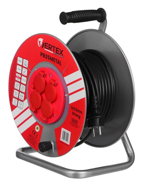 Przedłużacz bębnowy VERTEX PB25METAL Przedłużacz bębnowy VERTEX PB25METAL