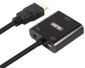 Adapter UNITEK HDMI - VGA + audio HDMI (wtyk) - VGA (gniazdo) Y-6333 Adapter UNITEK HDMI - VGA + audio HDMI (wtyk) - VGA (gniazdo) Y-6333
