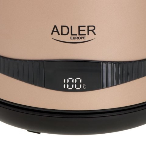 Czajnik ADLER z regulacją temperatury AD 1295 (1.7L /2200W /Złoty ) Czajnik ADLER z regulacją temperatury AD 1295 (1.7L /2200W /Złoty )