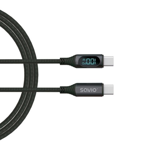 Kabel USB SAVIO USB typ C 1 Kabel USB SAVIO USB typ C 1