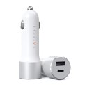 Ładowarka samochodowa SATECHI 1x USB Typ A Biały ST-TCPDCCS Ładowarka samochodowa SATECHI 1x USB Typ A Biały ST-TCPDCCS