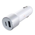 Ładowarka samochodowa SATECHI 1x USB Typ A Biały ST-TCPDCCS Ładowarka samochodowa SATECHI 1x USB Typ A Biały ST-TCPDCCS