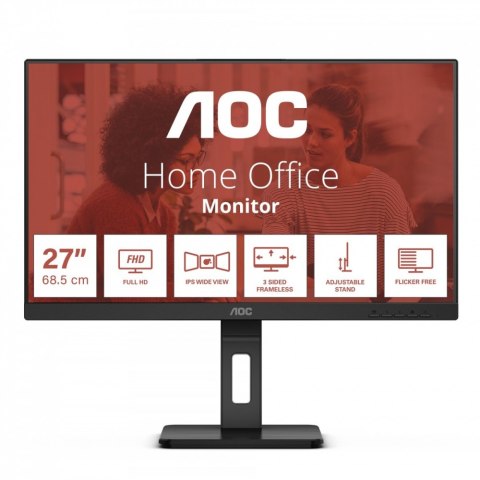 Monitor AOC 27E3QAF (27" /TFT IPS /75Hz /1920 x 1080 /Czarny) Monitor AOC 27E3QAF (27" /TFT IPS /75Hz /1920 x 1080 /Czarny)