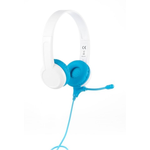 Słuchawki z Mikrofonem dla Dzieci 3+ 85dB StudyBuddy Blue Słuchawki z Mikrofonem dla Dzieci 3+ 85dB StudyBuddy Blue