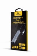 Adapter GEMBIRD A-CM-COMBO5-02 USB-C - HDMI Adapter GEMBIRD A-CM-COMBO5-02 USB-C - HDMI
