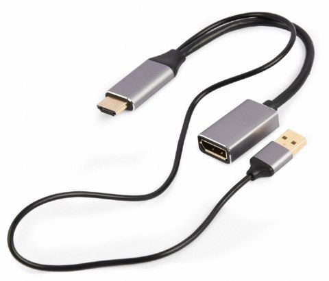 Adapter GEMBIRD A-HDMIM-DPF-02 HDMI - DisplayPort + USB Adapter GEMBIRD A-HDMIM-DPF-02 HDMI - DisplayPort + USB
