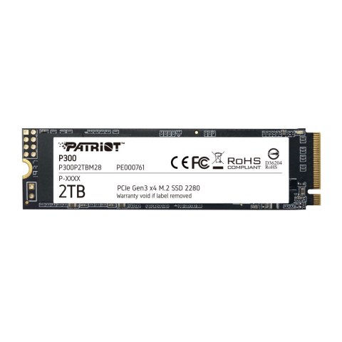 Dysk SSD PATRIOT P300 2 TB (M.2 2280″ /2TB ) Dysk SSD PATRIOT P300 2 TB (M.2 2280″ /2TB )