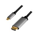 LOGILINK CUA0101 1.8m /s1x USB typu C 1x HDMI LOGILINK CUA0101 1.8m /s1x USB typu C 1x HDMI