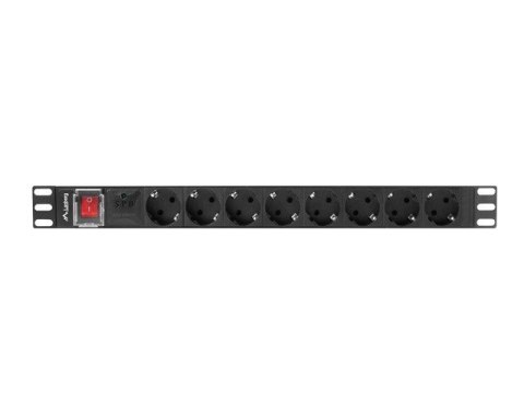 Listwa zasilająca LANBERG PDU-08F-0200-BK Listwa zasilająca LANBERG PDU-08F-0200-BK