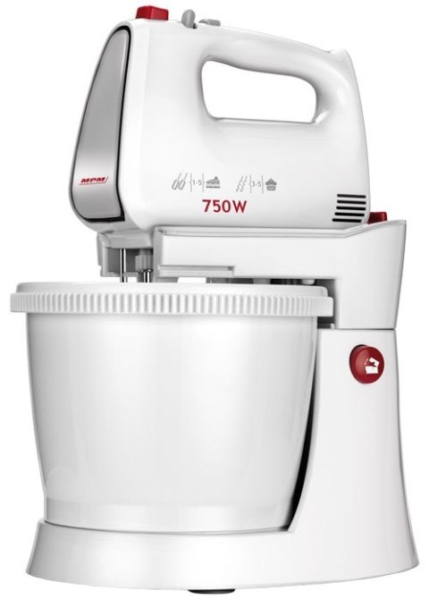 Mikser ręczny MPM MMR-22Z (500W / Biały) Mikser ręczny MPM MMR-22Z (500W / Biały)