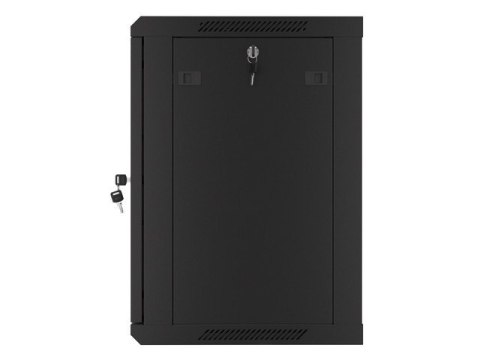 SZAFA INSTALACYJNA RACK WISZĄCA 19" 12U 600X450 CZARNA DRZWI METALOWE LANBERG (FLAT PACK) SZAFA INSTALACYJNA RACK WISZĄCA 19" 12U 600X450 CZARNA DRZWI METALOWE LANBERG (FLAT PACK)