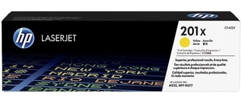 Toner HP 201X Żółty CF402X CF402X Toner HP 201X Żółty CF402X CF402X