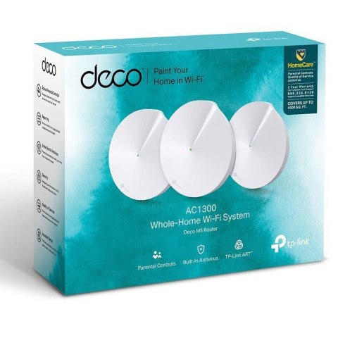 Deco M5 zestaw routerow AC1300 (3 szt.) Deco M5 zestaw routerow AC1300 (3 szt.)