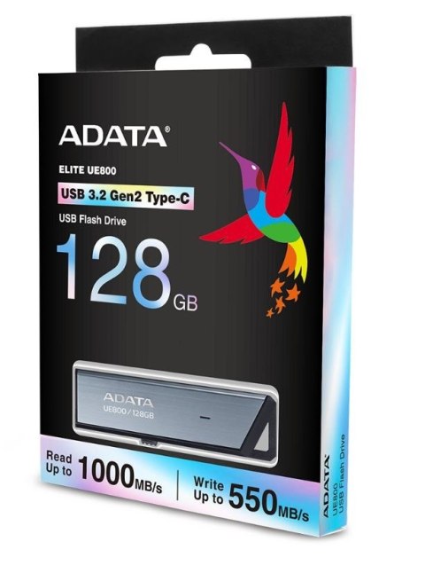 Pendrive ADATA UE800 USB3.2-C Gen2 (128 GB /Srebrny ) Pendrive ADATA UE800 USB3.2-C Gen2 (128 GB /Srebrny )