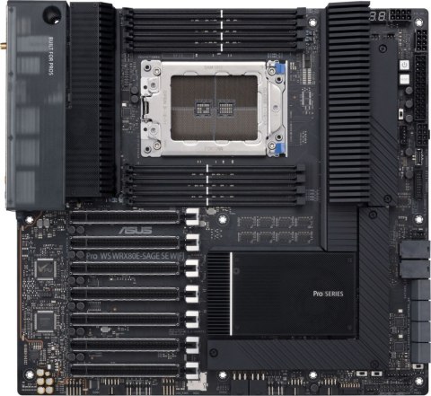 Płyta główna ASUS Pro WS WRX80E-SAGE SE WIFI (Socket sWRX8 /Extended ATX) Płyta główna ASUS Pro WS WRX80E-SAGE SE WIFI (Socket sWRX8 /Extended ATX)