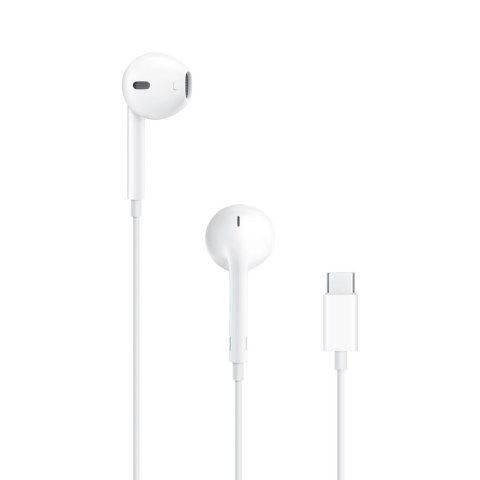 Słuchawki douszne Douszne APPLE MYQY3ZM/A (Złącze USB typu C wtyk/Biały) Słuchawki douszne Douszne APPLE MYQY3ZM/A (Złącze USB typu C wtyk/Biały)