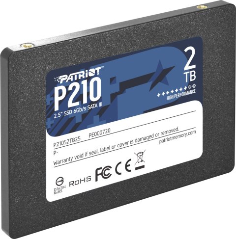 Dysk SSD PATRIOT P210 2 TB (2.5″ /2TB ) Dysk SSD PATRIOT P210 2 TB (2.5″ /2TB )