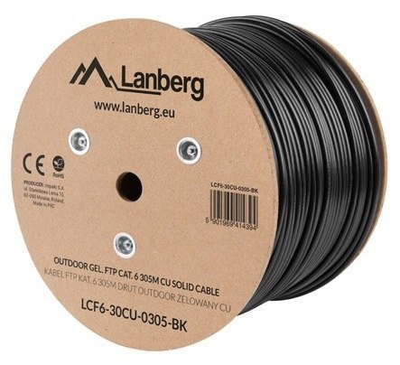 LANBERG LCF6-30CU-0305-BK 305 Sieciowy LANBERG LCF6-30CU-0305-BK 305 Sieciowy