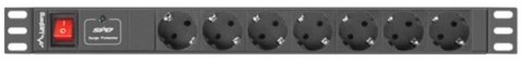 Listwa zasilająca LANBERG PDU-07F-0200-IEC-BK Listwa zasilająca LANBERG PDU-07F-0200-IEC-BK